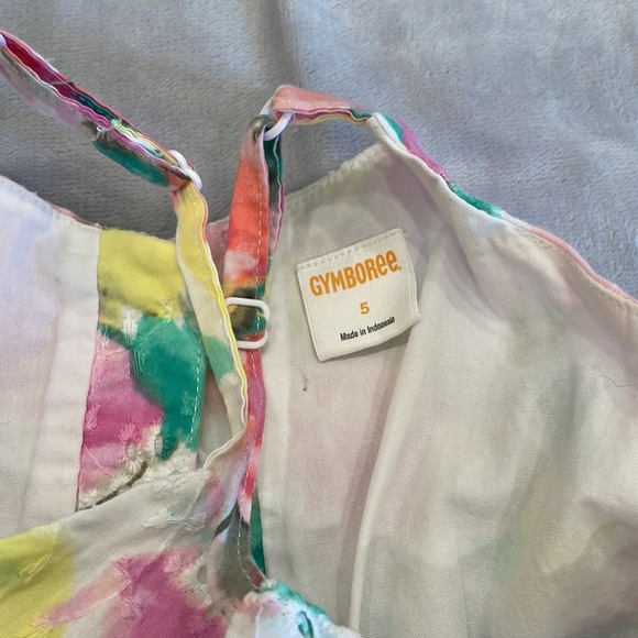 Gorgeous Floral Gymboree Dress Size 5 - Picture 3 of 4